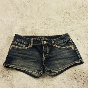 Blue jean shorts
